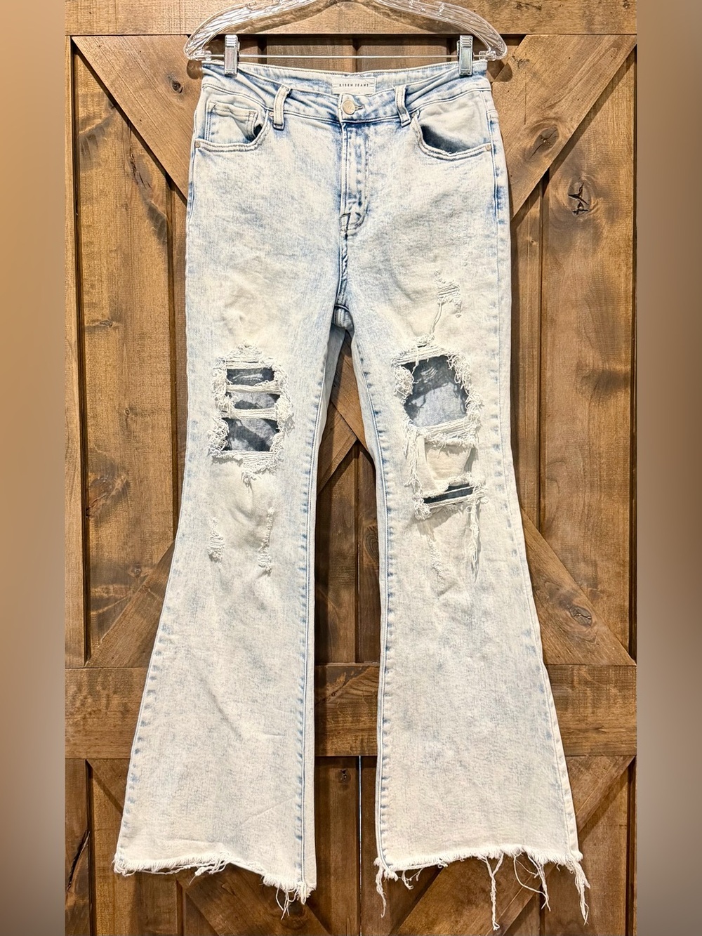Risen - Avril Flared Vintage Light Wash Jeans - Picture 16 of 16